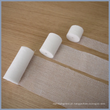 CE e ISO13485 100% algodão gaze absorvente rolo de bandagem